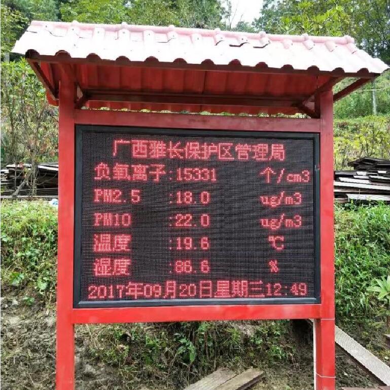 景區負氧離子監測站系統