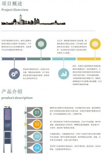 休閑公園噪音監(jiān)測設備 聲光報警+喊話提醒